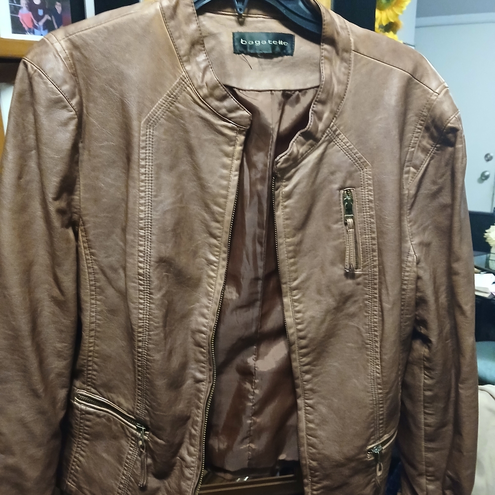 Bagatelle Brown Leather Jacket